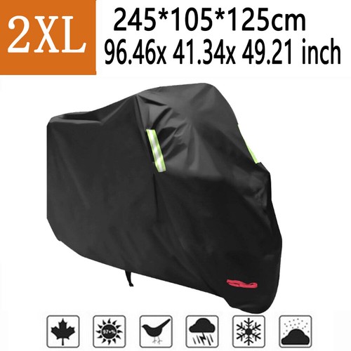2xl black motorcycle waterpoof - 2xl,
